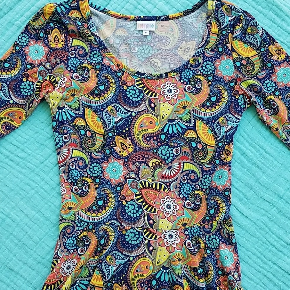 LuLaRoe Nicole Dress Paisley Print - *unicorn*